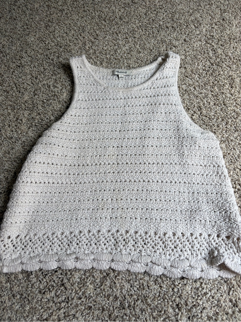 Madewell Kellen Crochet Tank Top